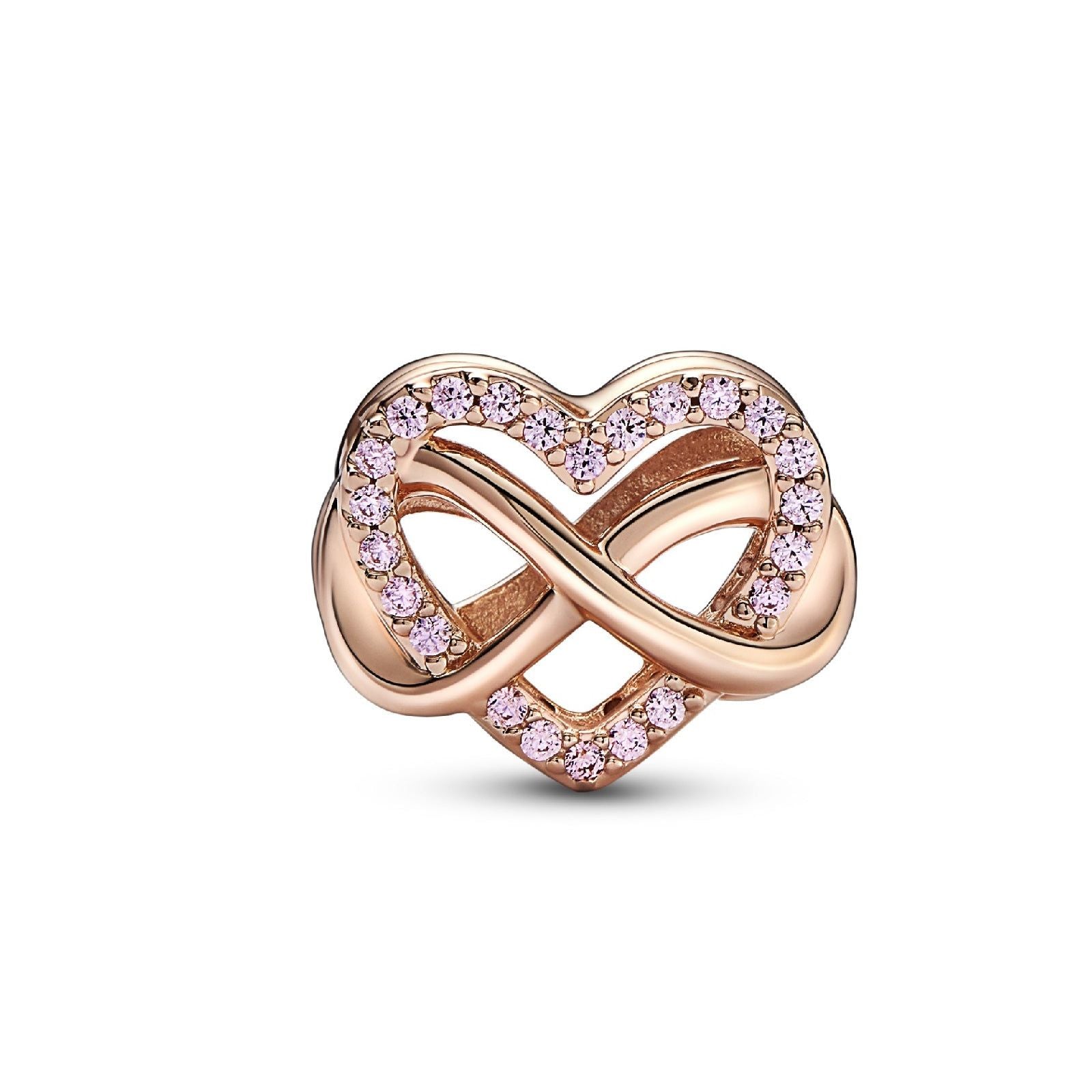 Charm Cuore Rosa e Infinito 782246C01-1