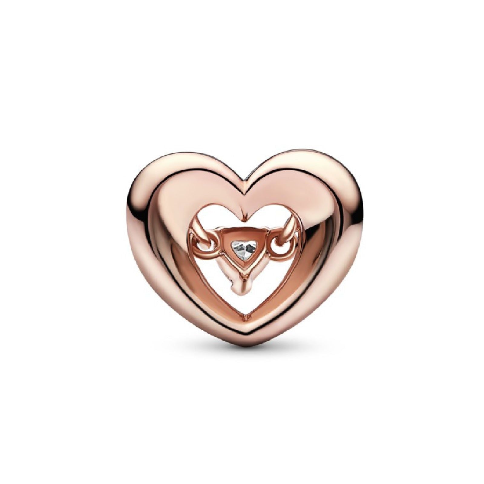 Charm Cuore Splendente con Pietra 782493C01-2