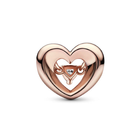 Charm Cuore Splendente con Pietra 782493C01-2