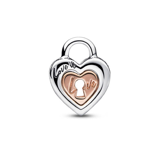 Charm Lucchetto Cuore "Love is love" Divisibile 782505C00-2