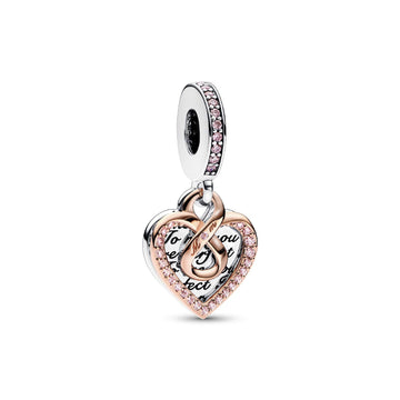 Charm Pendente Cuore Infinito Mamma Sei Perfetta 782641C01-1