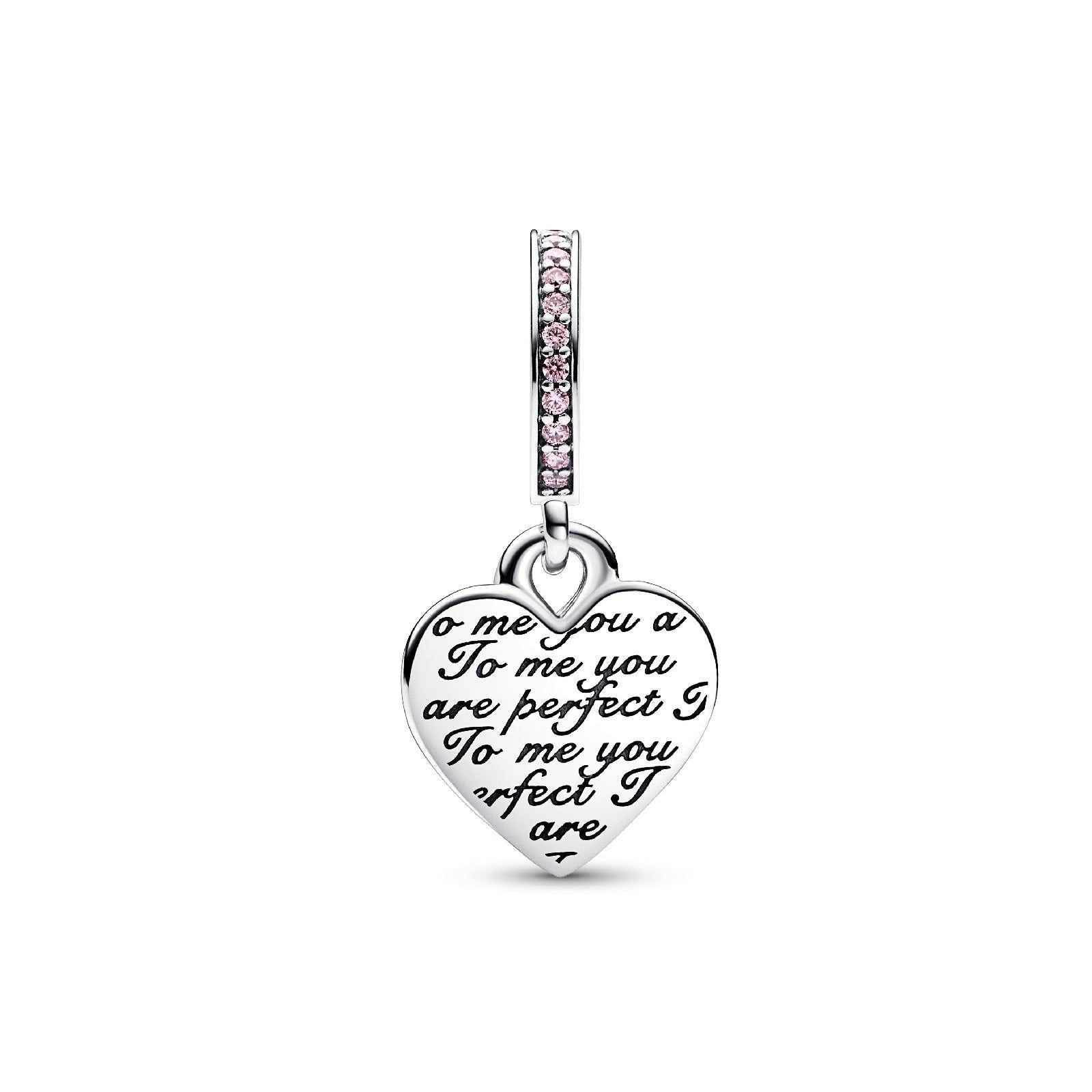 Charm Pendente Cuore Infinito Mamma Sei Perfetta 782641C01-2