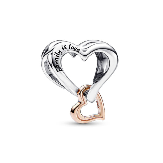 Charm Openwork Cuore Infinito "Familiy is Love" 782642C00-1