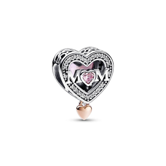 Charm Openwork Mamma con Cuore Pendente 782653C01-1