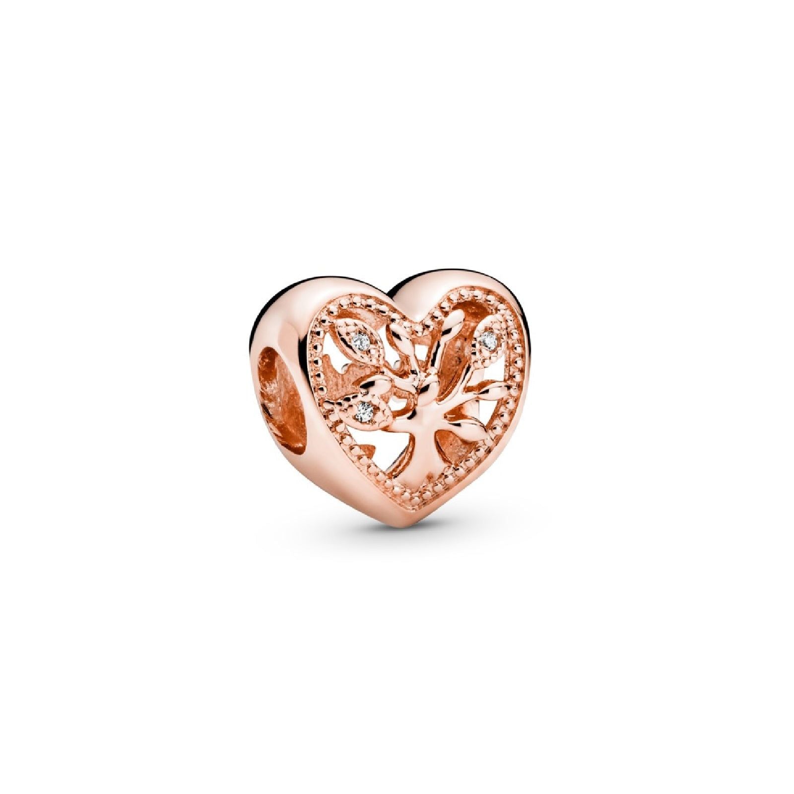 Charm a cuore con albero della vita openwork 788826C01-1