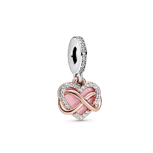 Charm pendente a cuore Infinito scintillante 788878C01-1