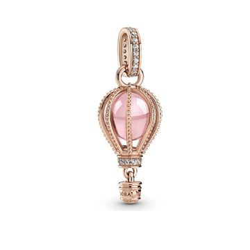 Charm pendente Mongolfiera rosa scintillante 789434C01-1