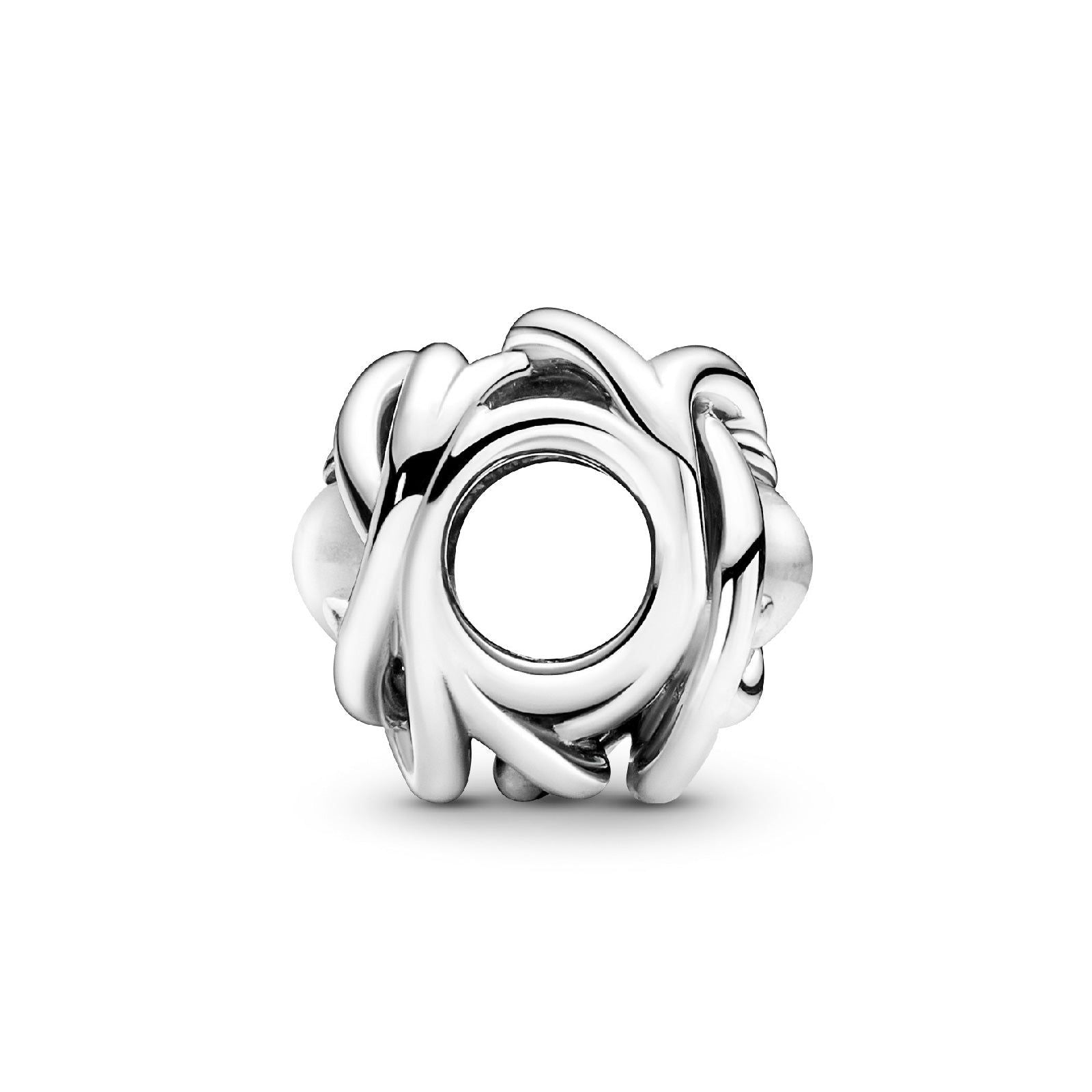 Charm Cerchio Eterno Bianco Aprile 790064C01-3