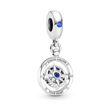 Charm Pendente Bussola "Always Follow Yout Heart" 790099C01-1