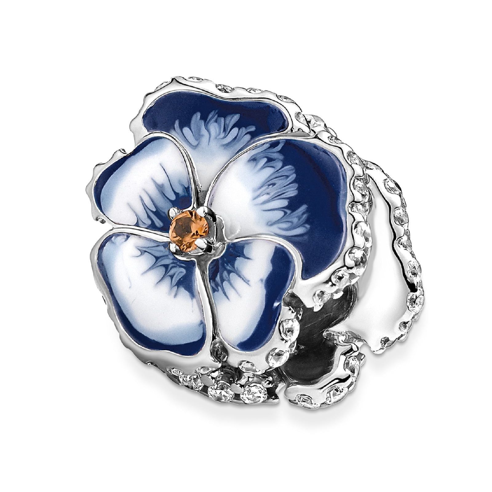 Charm Viola del pensiero Blu 790777C02-4