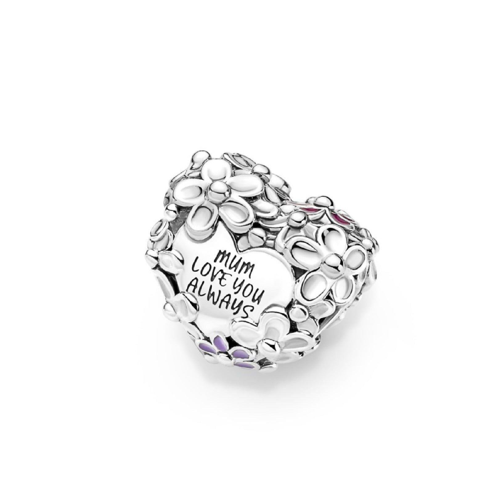 Charm Cuore Floreale 791155C01-4