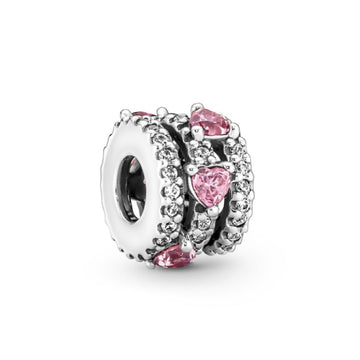 Charm Cuori Rosa 791161C01-1