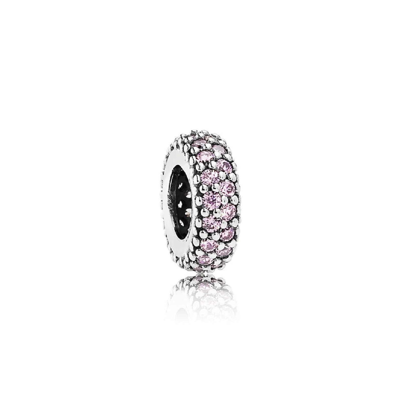 Charm distanziatore rosa scintillante 791359PCZ-1