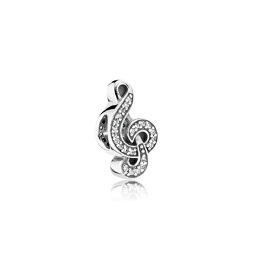 Charm Chiave di violino dolce musica 791381CZ-1