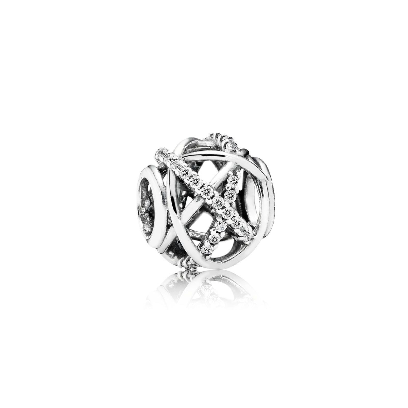 Charm openwork intreccio scintillante 791388CZ-1