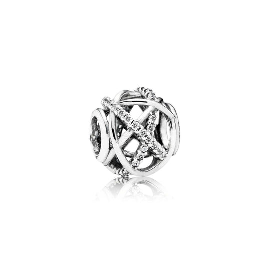 Charm openwork intreccio scintillante 791388CZ-1