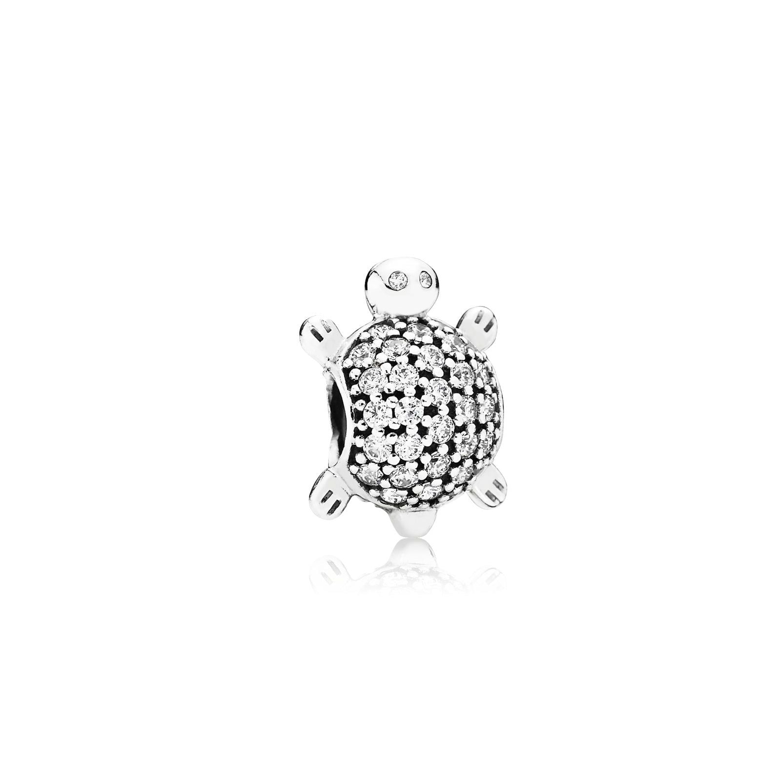 Charm tartaruga marina con pavé 791538CZ-1