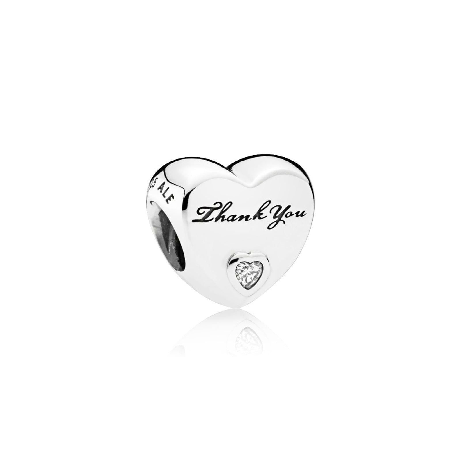 Charm a cuore Grazie 792096CZ-1