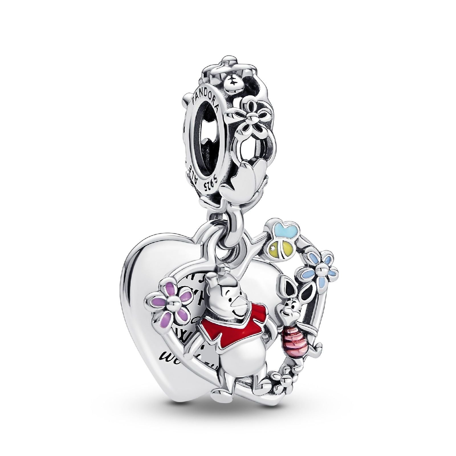 Charm pendente Disney, Winnie the Pooh, Pendente Winnie e Pimpi 792214C01-1