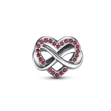 Charm Cuore Rosso e Infinito 792246C01-1