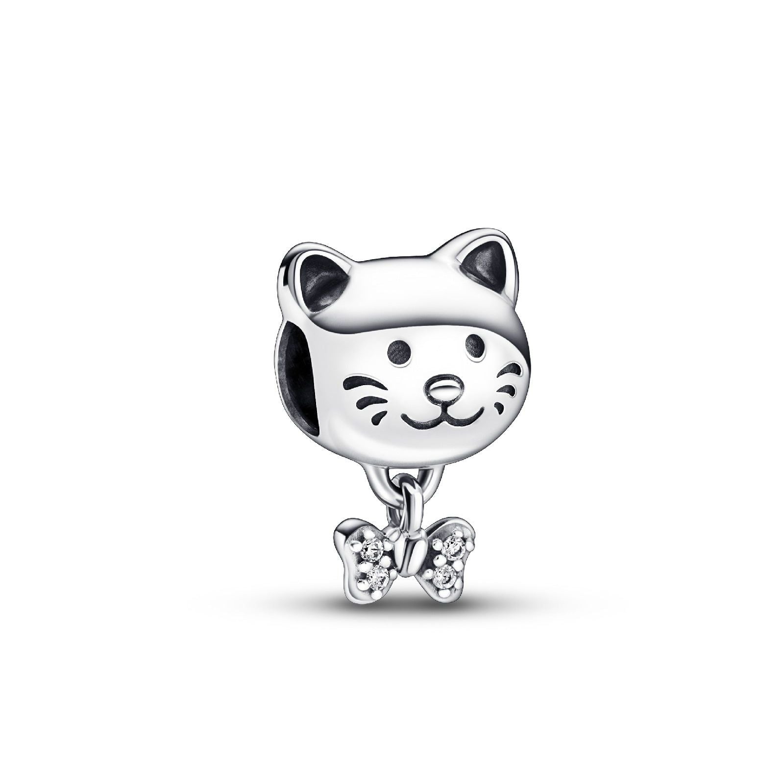 Charm Gattino con Fiocco 792255C01-1