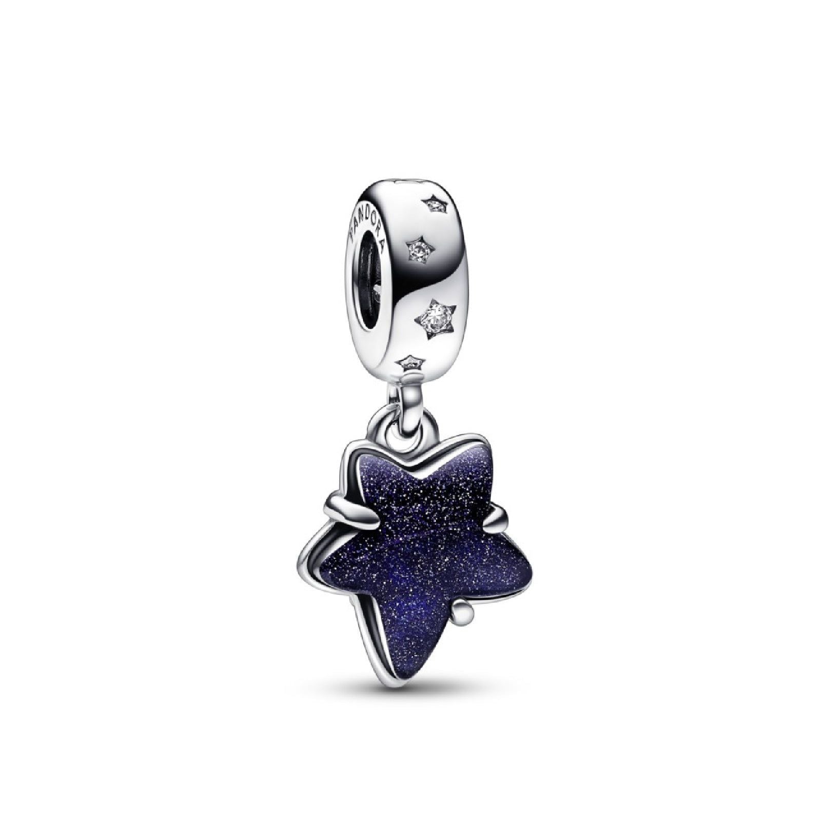 Charm Pendente Stella Blu Vetro di Murano 792368C01-1