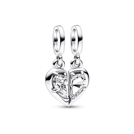 Charm Pendente Cuore Mamma e Figlia Divisibile 792643C01-1