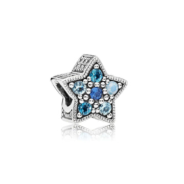 Charm Stella blu luminosa 796379NSBMX-1