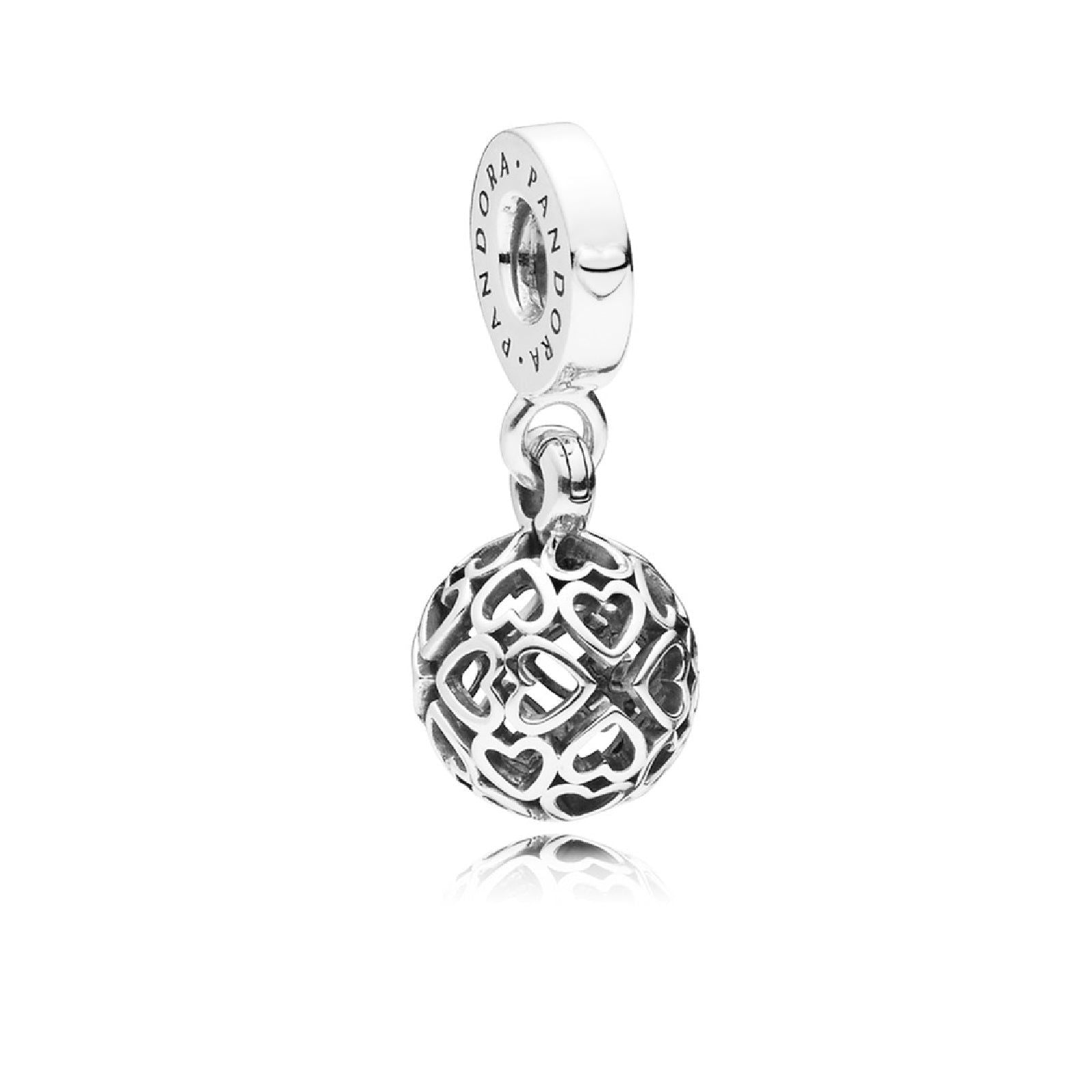 Charm pendente Sfera di cuori openwork 797255-1