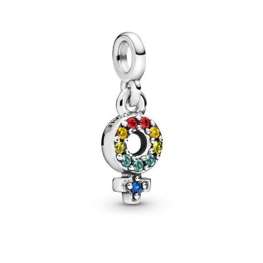 Mini Charm pendente Il mio orgoglio di donna 798382NRGMX-1