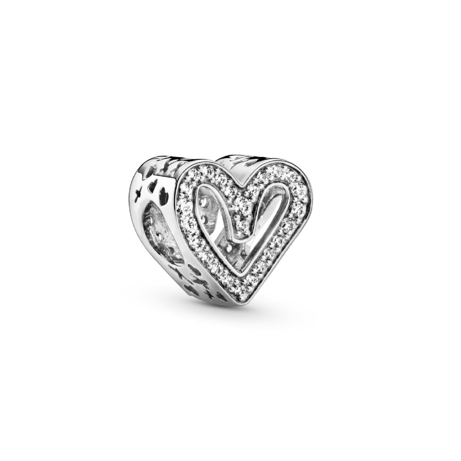 Charm con cuore scintillante 798692C01-1