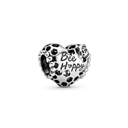 Charm a cuore Nido d'Ape Bee Happy (Sii felice) 798769C00-1