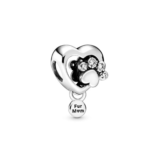 Charm Zampina e cuore scintillante 798873C01-1