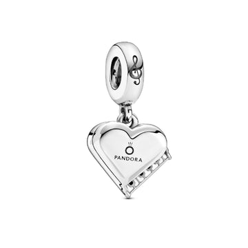 Charm pendente Pianoforte a cuore 799101C01-1