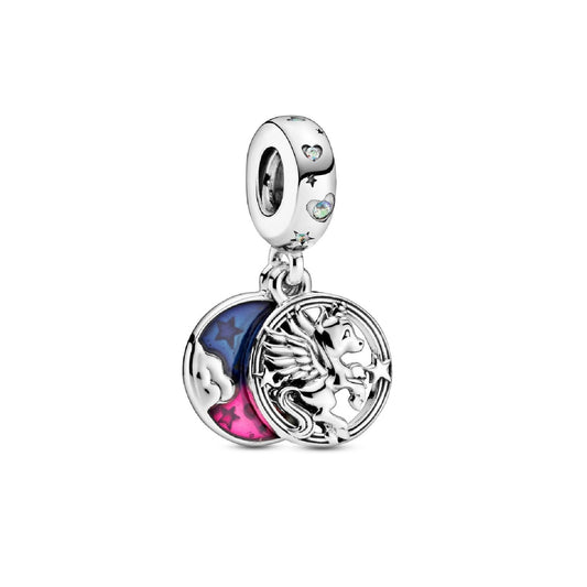 Charm pendente doppio Unicorno magico 799145C01-1