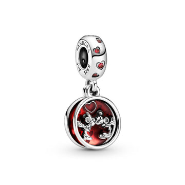 Disney, Charm pendente Amore e baci con Mickey Mouse e Minnie 799298C01-1