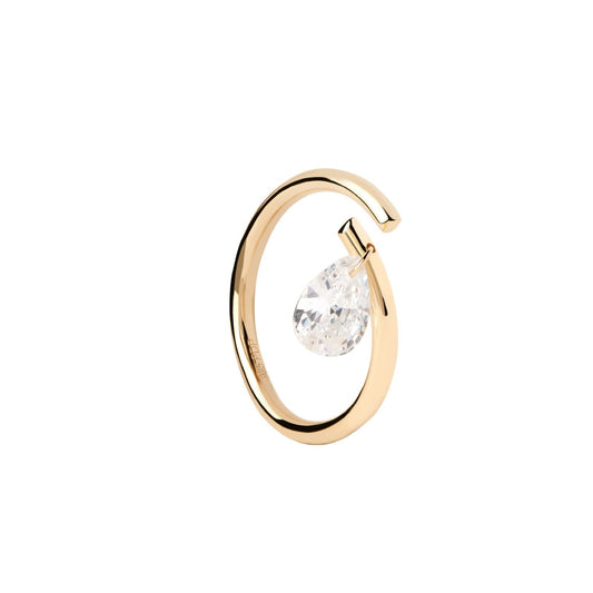 Anello PDPAOLA Essential Aqua Gold da donna