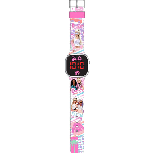 Orologio digitale Disney Barbie LED da bambina BAB4070-2