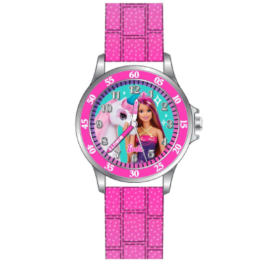 Orologio solo tempo Disney Time Teacher Barbie da bambina BDT9001-1