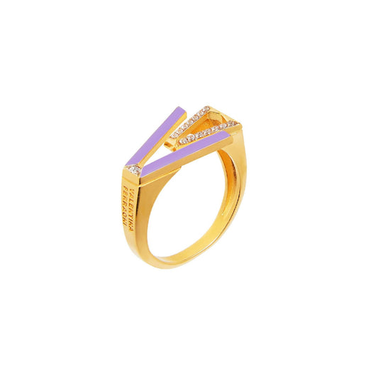 Anello Valentina Ferragni Mia Lilac da donna