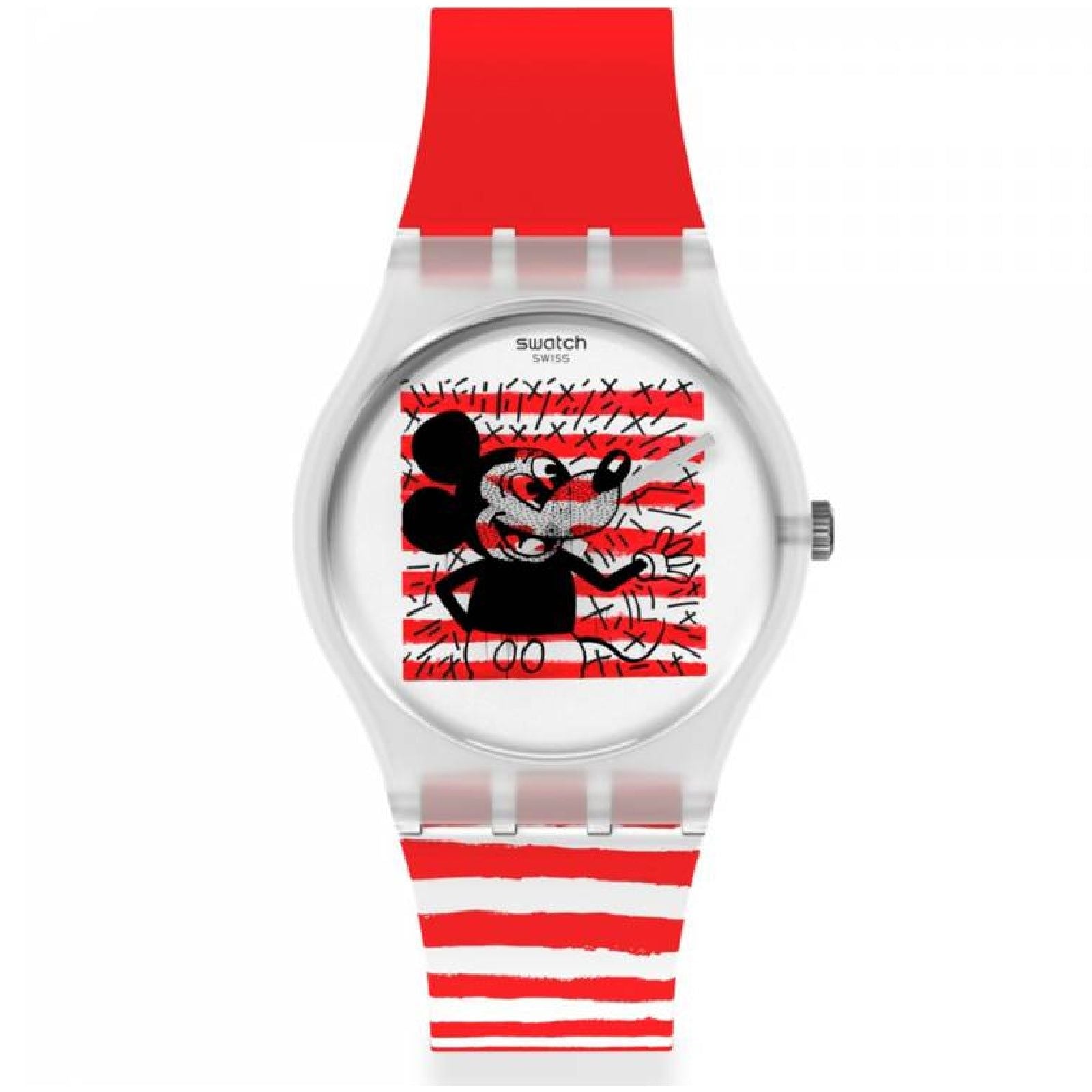 Orologio solo tempo Swatch Keith Haring da bambino GZ352-1