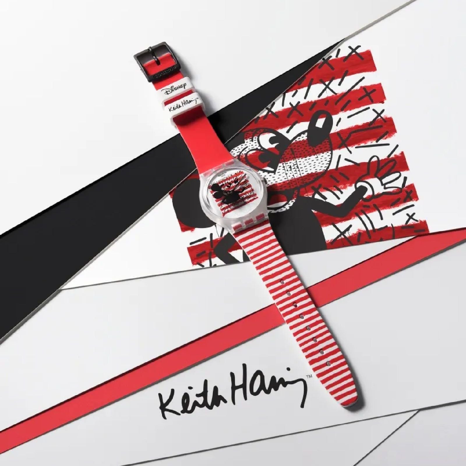 Orologio solo tempo Swatch Keith Haring da bambino GZ352-3