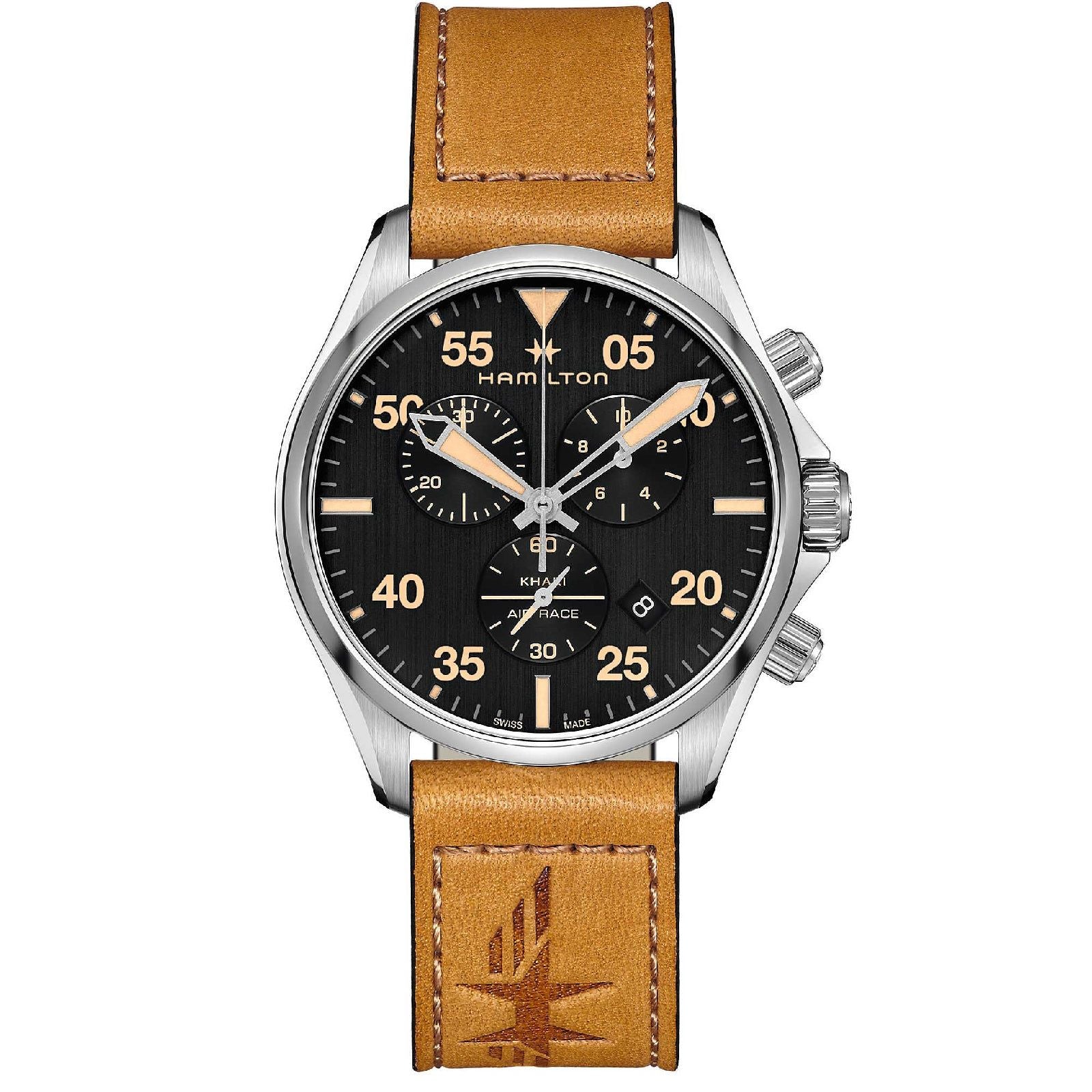 Orologio crono Hamilton Khaki Aviation da uomo H76722531-1