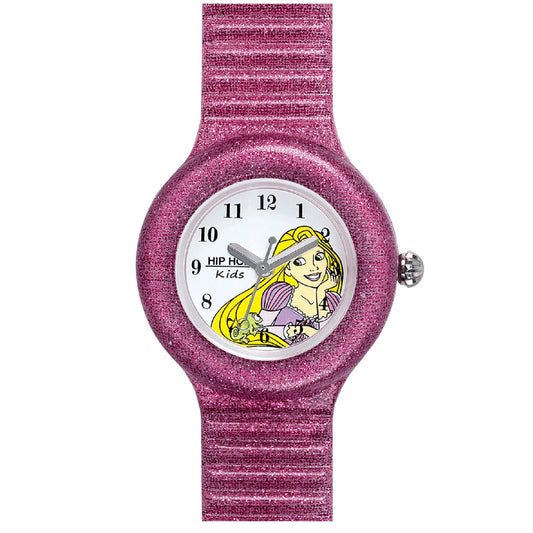 Orologio solo tempo Hip Hop Sparkling Princess da bambina HWU1003-1