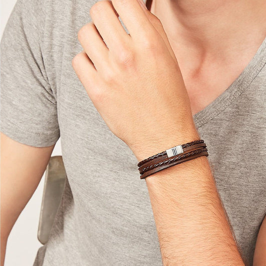 Bracciale Fossil Vintage Casual da uomo