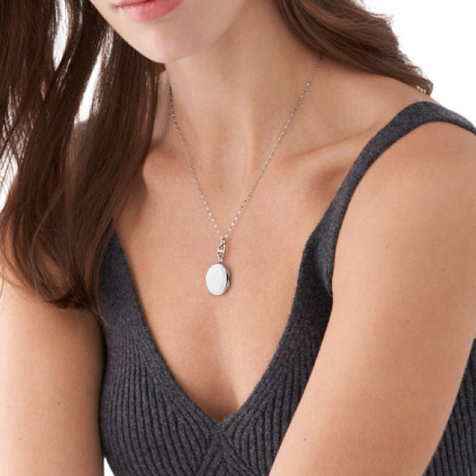 Collana Fossil Locket da donna