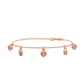 Bracciale Kurshuni Love Lock da donna