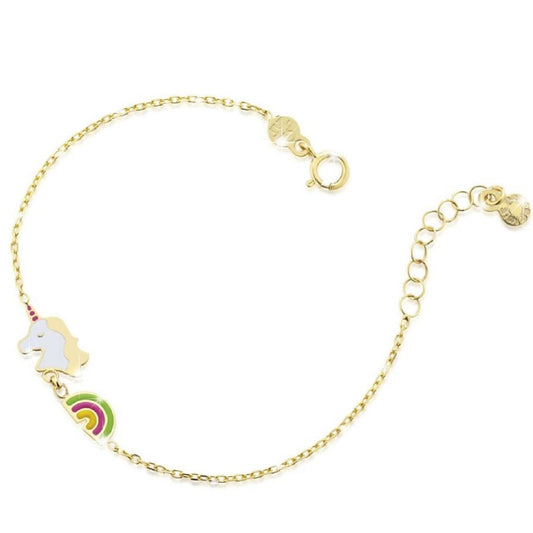 Bracciale leBebé Primegioie da bambina in oro giallo