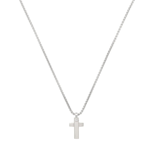 Collana Breil Tag and Cross da uomo