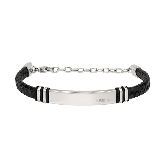 Bracciale Breil Leather Twine da uomo